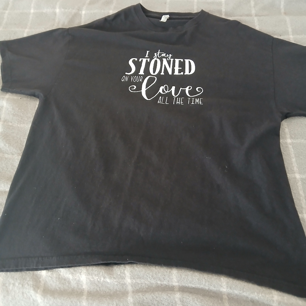 Black Jack Daniels T-Shirt with White Text